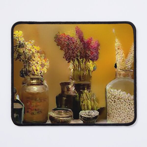Item preview, Oil painting dried flowers and herbs herbal apothecary designed and sold by CattlettArt.