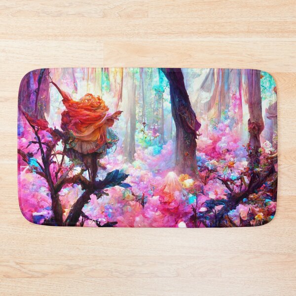 Item preview, Beautiful fantasy landscape enchanted rose garden designed and sold by ArtbyACcreative.