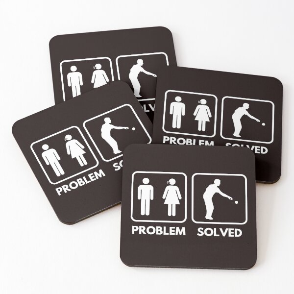 Item preview, Petanque Problem Solved, Funny Petanque, Petanque Boule Bocce Player Funny Saying designed and sold by Aerial Addicts.