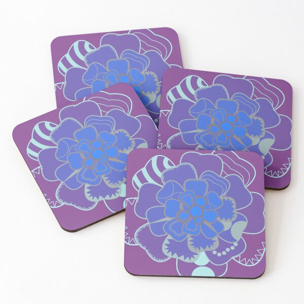 Item preview, Purple and blue flower  designed and sold by Discount code.