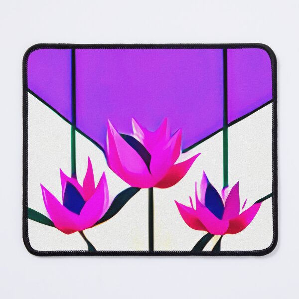 Item preview, Lotus Flowers- Abstract- Stained Glass designed and sold by tinytiger77.