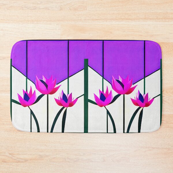 Item preview, Lotus Flowers- Abstract- Stained Glass designed and sold by tinytiger77.