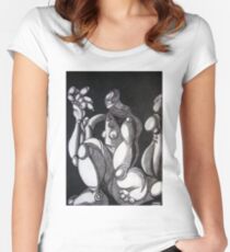 female figure Women's Fitted Scoop T-Shirt