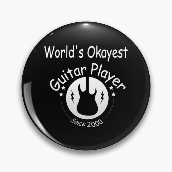 Item preview, World S Okayest Guitar Player Since 2000 Classic T-Shirt designed and sold by melanieqyehb.