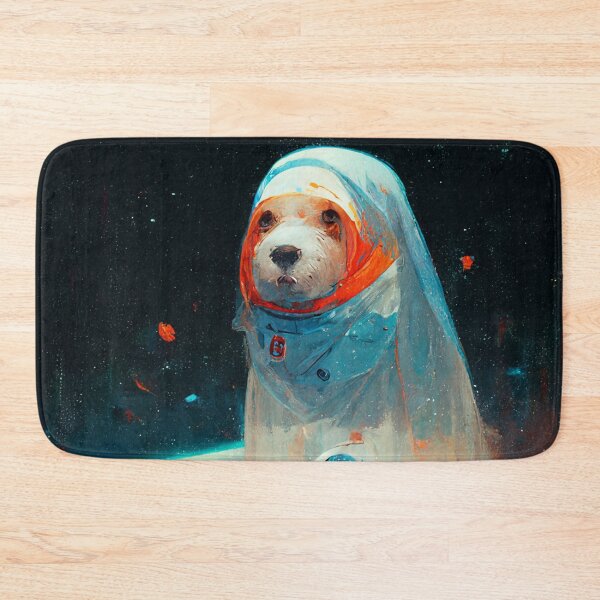Item preview, Space Borker Astronaut Dog in the Universe designed and sold by MythicPrompts.