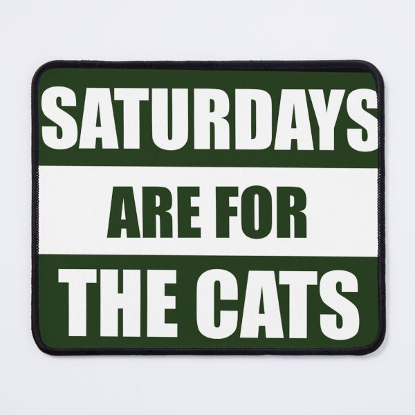 Item preview, Saturdays For The Cats Sticker designed and sold by wandarosiettng.