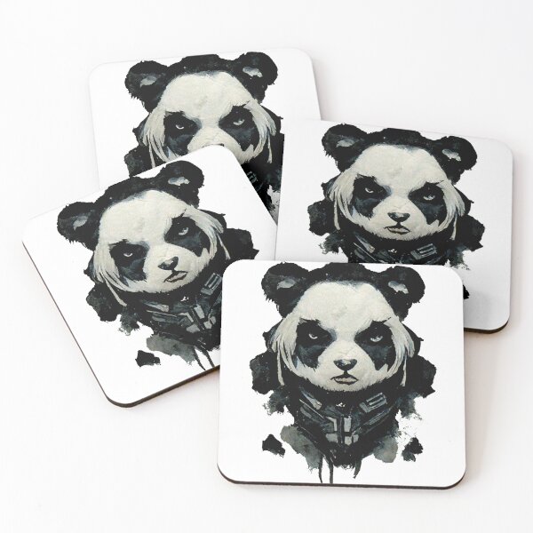 Item preview, Angry panda portrait designed and sold by etherElric.