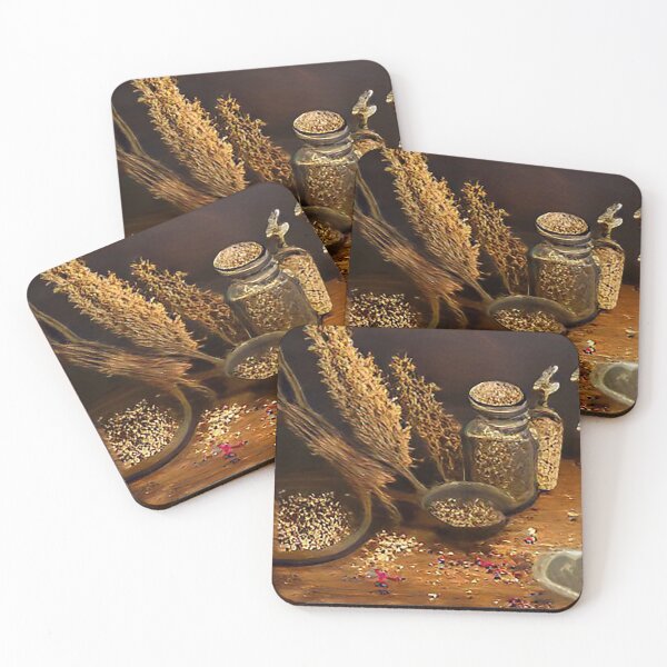 Item preview, Painting of flowers and herbs for a herbal apothecary designed and sold by CattlettArt.