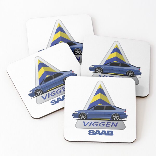Item preview, SAAB Viggen Blue Illustration designed and sold by blackdogshop.