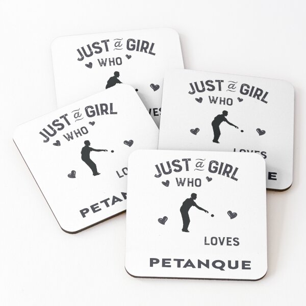 Item preview, Just A Girl Who Loves Petanque, Funny Petanque, Petanque Boule Bocce Player Funny Saying designed and sold by Aerial Addicts.