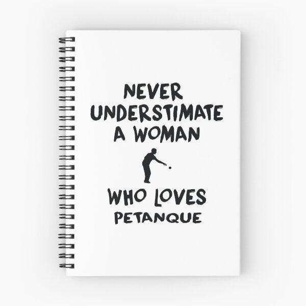 Item preview, Never Understimate  A Woman Who Loves Petanque, Funny Petanque, Petanque Boule Bocce Player Funny Saying designed and sold by Aerial Addicts.
