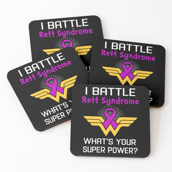 Item preview, I Battle Rett Syndrome What's Your Super Power Support Rett Syndrome Warrior Gifts  designed and sold by Sabfit.