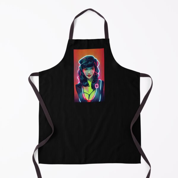 Item preview, Neon lights pin up bust cute designed and sold by StoneyPhenix.