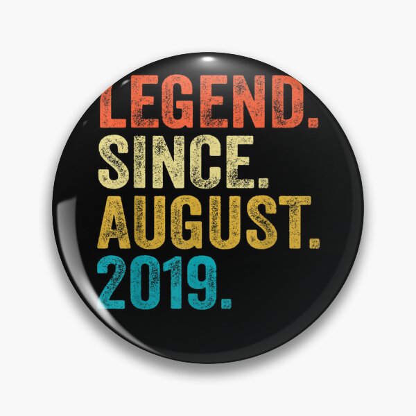 Item preview, 3 Years Old Gift Legend Since August 2019 3rd Birthday Men  designed and sold by aumarian.