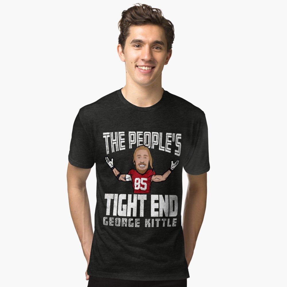 Paper Graphic George Kittle Shirt - Bring Your Ideas, Thoughts And