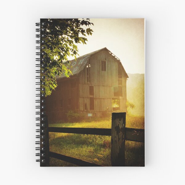 Item preview, Misty Morning Barn landscape photography rustic barn decor designed and sold by jemvistaprint.