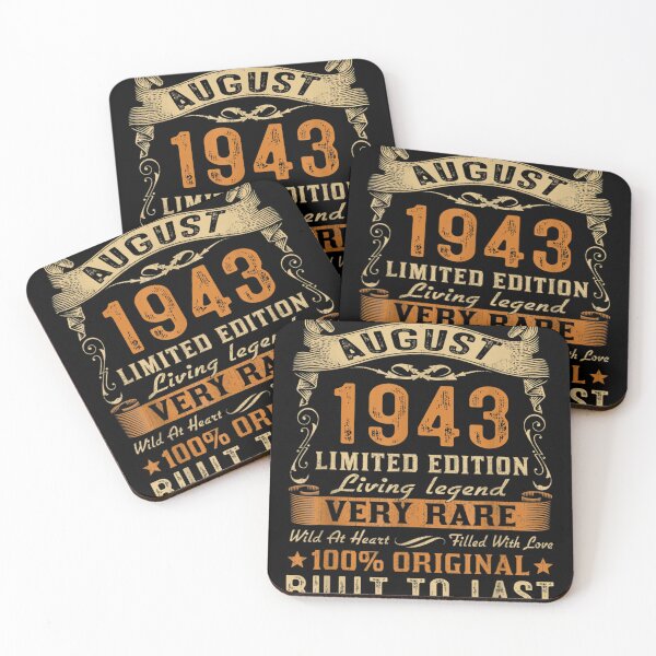 Item preview, 79 Year Old Gifts Born In August 1943 Vintage 79th Birthday  designed and sold by aumarian.