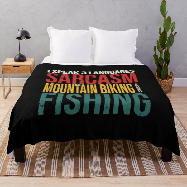 Item preview, Speak 3 Languages Sarcasm Mountain Biking Hunting designed and sold by NhungYenvi.