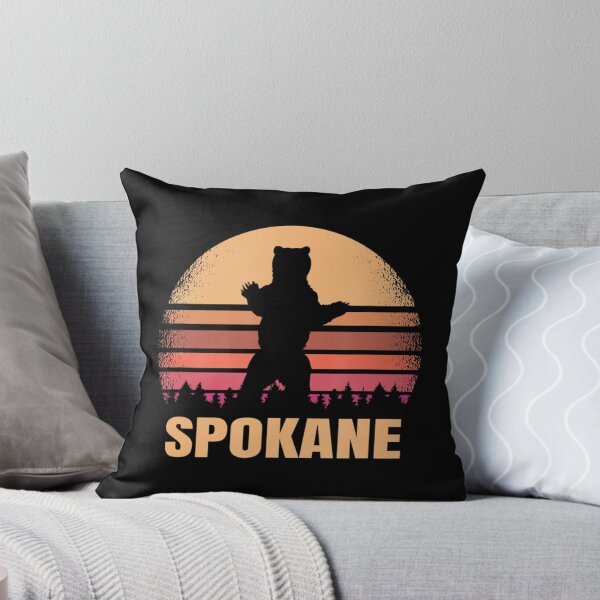 Item preview, Spokane Washington Vintage Bear Wa Distressed 70S 80S Sunset designed and sold by NhungYenvi.