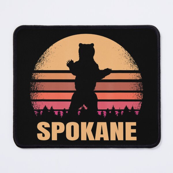 Item preview, Spokane Washington Vintage Bear Wa Distressed 70S 80S Sunset designed and sold by NhungYenvi.