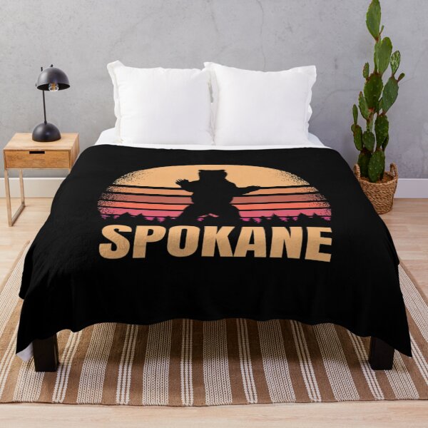 Item preview, Spokane Washington Vintage Bear Wa Distressed 70S 80S Sunset designed and sold by NhungYenvi.