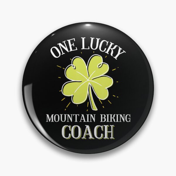 Item preview, St Patricks Day Lucky Mountain Biking Coach designed and sold by NhungYenvi.