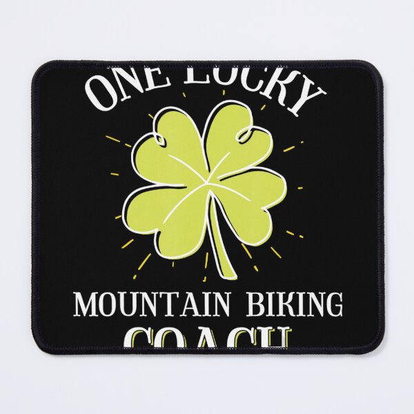 Item preview, St Patricks Day Lucky Mountain Biking Coach designed and sold by NhungYenvi.