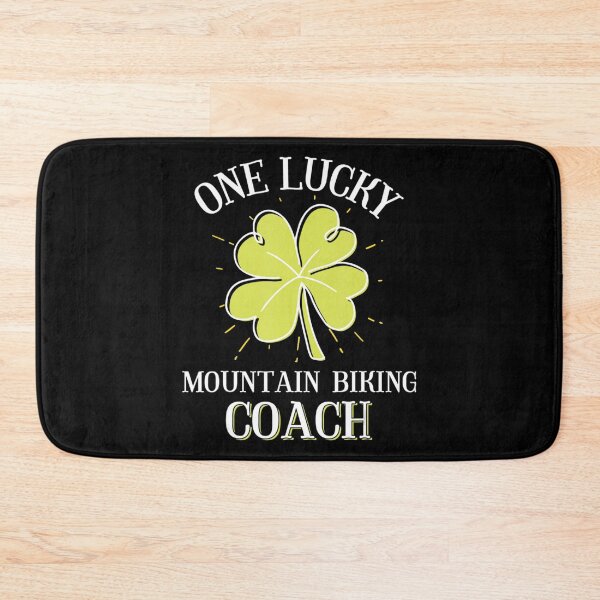 Item preview, St Patricks Day Lucky Mountain Biking Coach designed and sold by NhungYenvi.