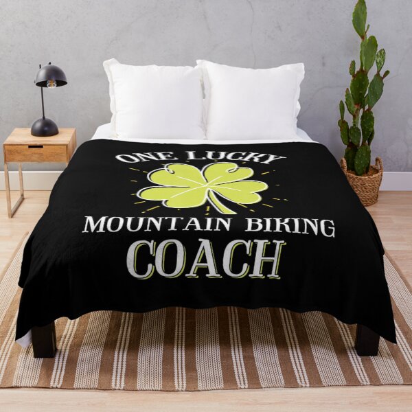 Item preview, St Patricks Day Lucky Mountain Biking Coach designed and sold by NhungYenvi.