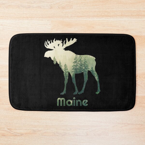 Item preview, State Of Maine Moose Forest Tree Hunter Wildlife designed and sold by NhungYenvi.