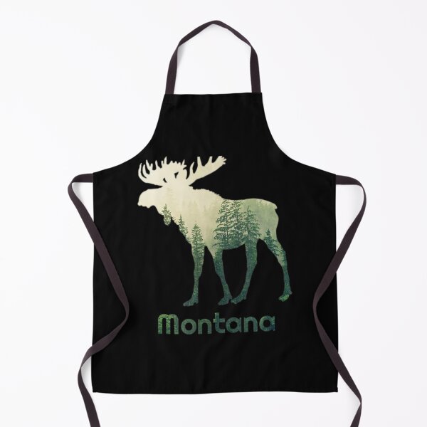 Item preview, State Of Montana Moose Forest Tree Hunter Wildlife designed and sold by NhungYenvi.