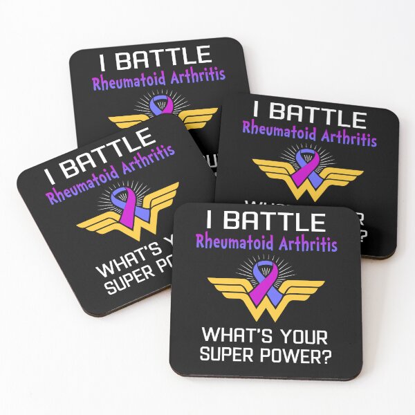 Item preview, I Battle Rheumatoid Arthritis What's Your Super Power Support Rheumatoid Arthritis Warrior Gifts  designed and sold by Sabfit.