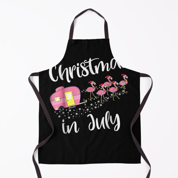 Item preview, Funny Camping Pink Flamingo Christmas In July designed and sold by aumarian.