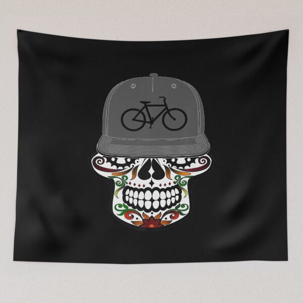 Item preview, Sugar Skull Mountain Bike Mtb Downhill Biking Mountain Bike designed and sold by NhungYenvi.
