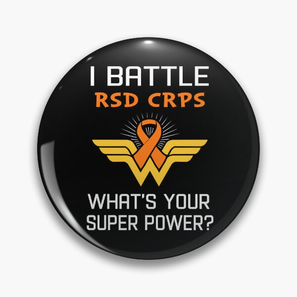Item preview, I Battle RSD CRPS What's Your Super Power Support RSD CRPS Warrior Gifts  designed and sold by Sabfit.
