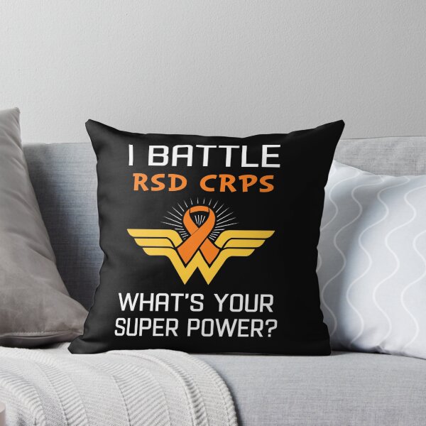 Item preview, I Battle RSD CRPS What's Your Super Power Support RSD CRPS Warrior Gifts  designed and sold by Sabfit.