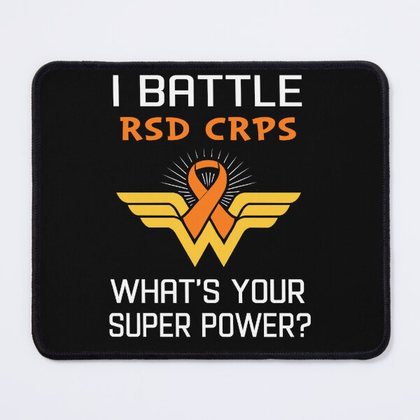 Item preview, I Battle RSD CRPS What's Your Super Power Support RSD CRPS Warrior Gifts  designed and sold by Sabfit.