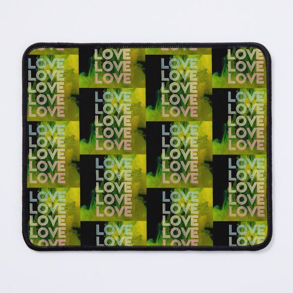 Item preview, love,Mixed color,repeatedly Lettering,green designed and sold by zzzozzo.