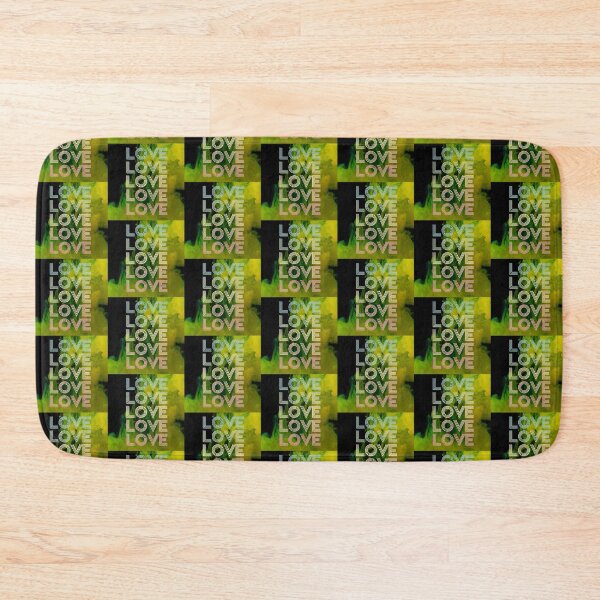Item preview, love,Mixed color,repeatedly Lettering,green designed and sold by zzzozzo.