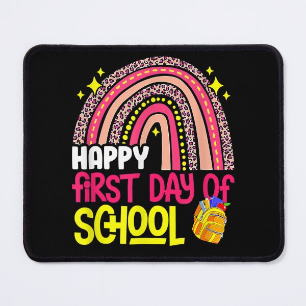 Item preview, Rainbow Happy First Day Of School Teacher Kid Back To School  designed and sold by aumarian.