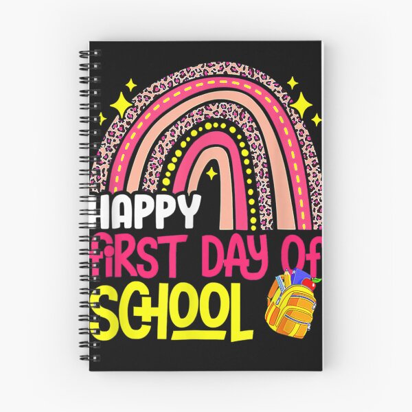 Item preview, Rainbow Happy First Day Of School Teacher Kid Back To School  designed and sold by aumarian.