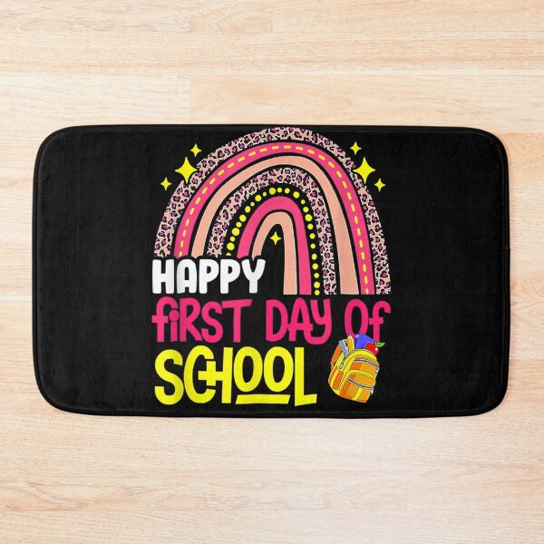 Item preview, Rainbow Happy First Day Of School Teacher Kid Back To School  designed and sold by aumarian.