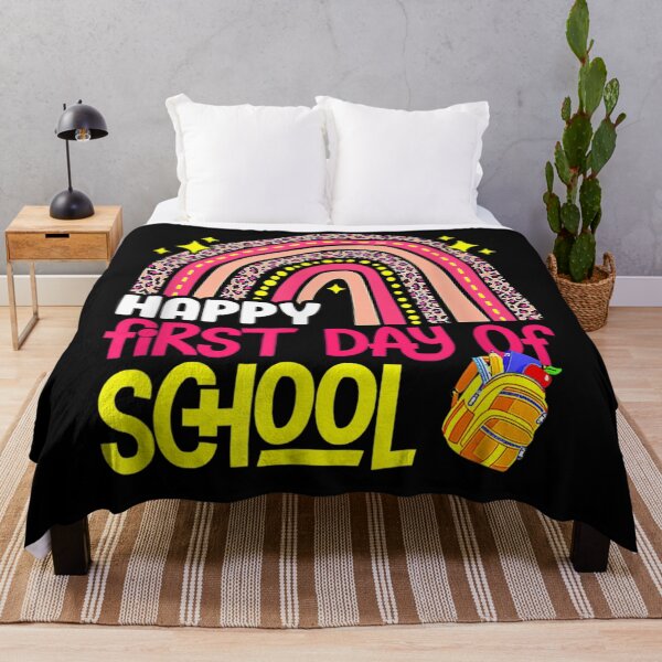 Item preview, Rainbow Happy First Day Of School Teacher Kid Back To School designed and sold by aumarian.