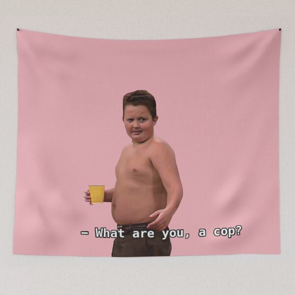 Item preview, gibby "what are you a cop?" designed and sold by shorsairplane.