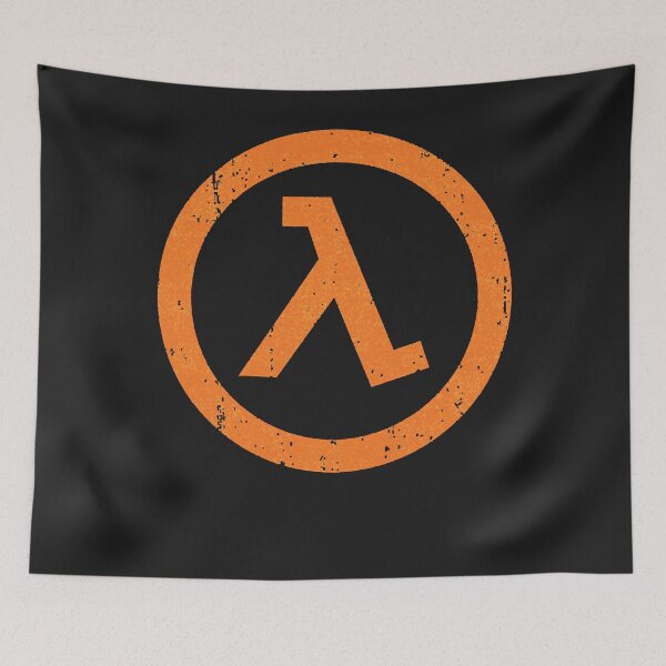 Item preview, Half life lambda symbol designed and sold by JenniJohnson.