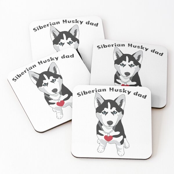 Item preview,   Siberian husky dad shirts, siberian husky dad masks, Siberian husky dad clothes, Siberian husky dad hats, Siberian husky dsd packback   designed and sold by Poussyarts.