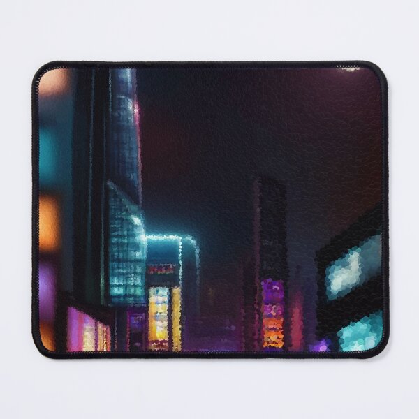 Item preview, Neon Future Cityscape designed and sold by MathenaArt.