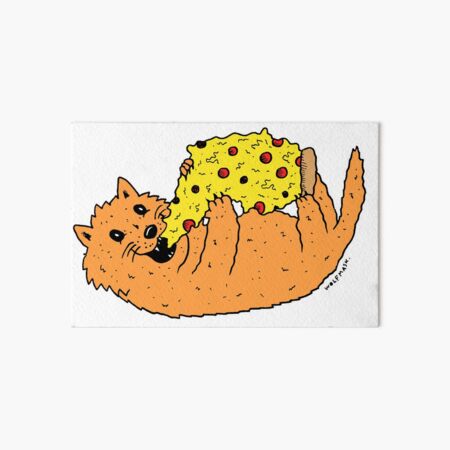 Pizzacat Art Board Print