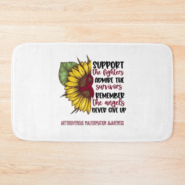 Item preview, Arteriovenous Malformation Awareness - Support the Fighters Admire the Survivors Remember the Angels Never Give Up designed and sold by whlrcheryl.