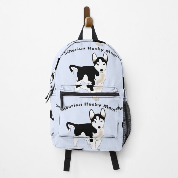 Item preview, Siberian husky Mom shirts, siberian husky Mom masks, Siberian husky mom dress, Siberian husky mom hats, Siberian husky mom packback designed and sold by Poussyarts.